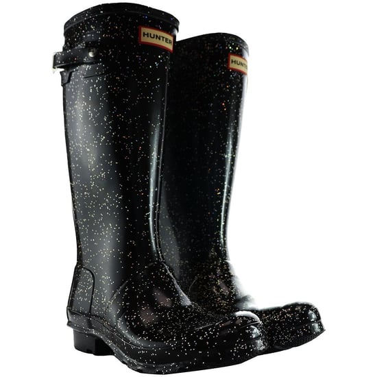 Hunter Giant Glitter Barn Svarta Gummistövlar - Image 2