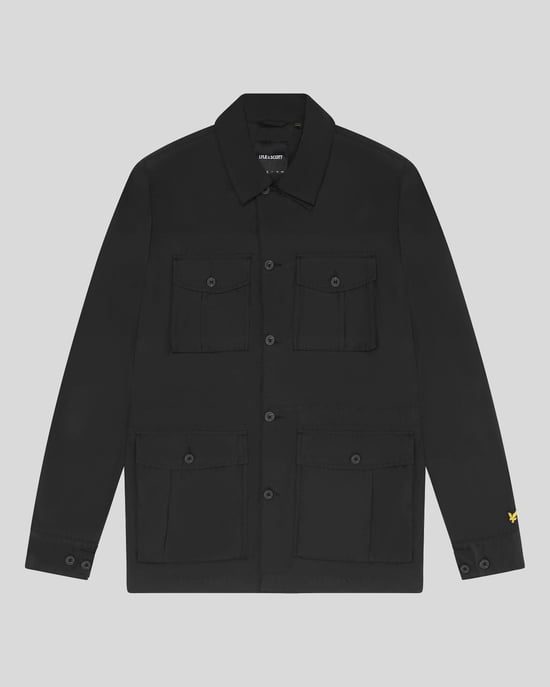 Mens Field Jacket in Black - Image 5
