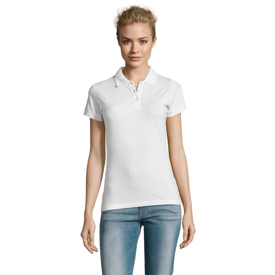 SOLS Dames/dames Perfect Pique Poloshirt met korte mouwen (Wit) - Image 4