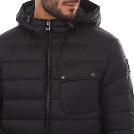 Men's Belstaff Down Filled Nylon Streamline Jacket in Navy