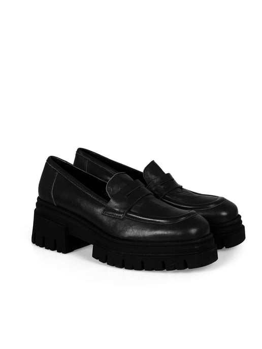 Rebel Queen by Liu-Jo Loafersy Woman's Black - Image 2