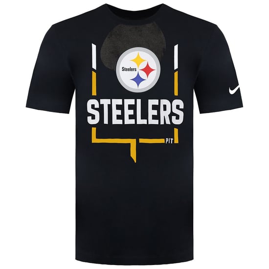 Nike NFL Pittsburgh Steelers Legend Goal Post Heren Zwart T-Shirt - Image 1