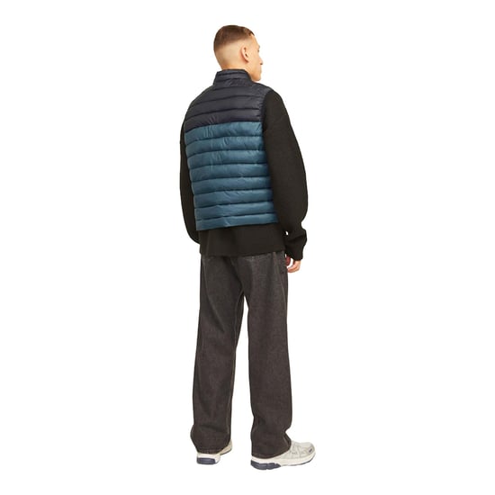 Jack & Jones Mens Sleeveless Gilet – Zipper Closure and High Neck