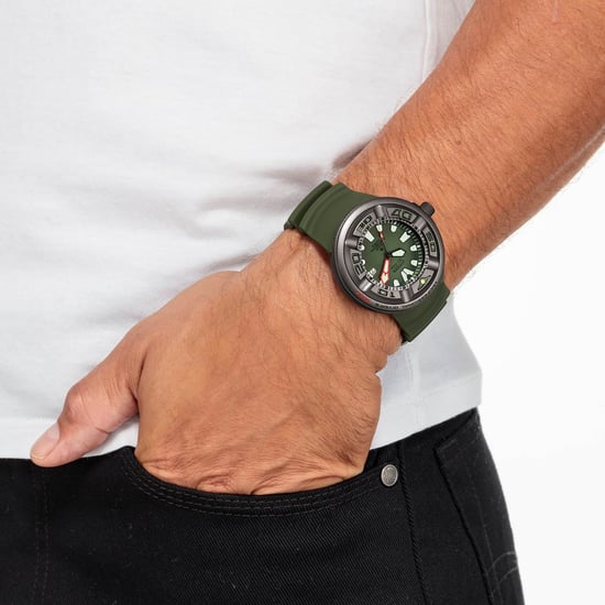 Citizen Promaster Marine Heren Groen Horloge BJ8057-17X - Image 6