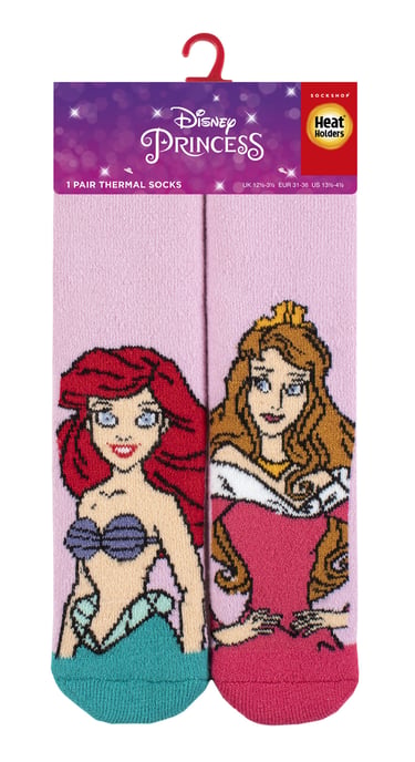 Heat Holders Lite - Nieuwigheid Disney Prinses Sokken - Ariel & Princess - Image 2
