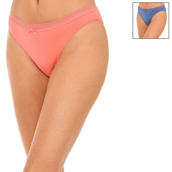 Pack-2 Eco-Dim panties with matching interior lining D09AJ women