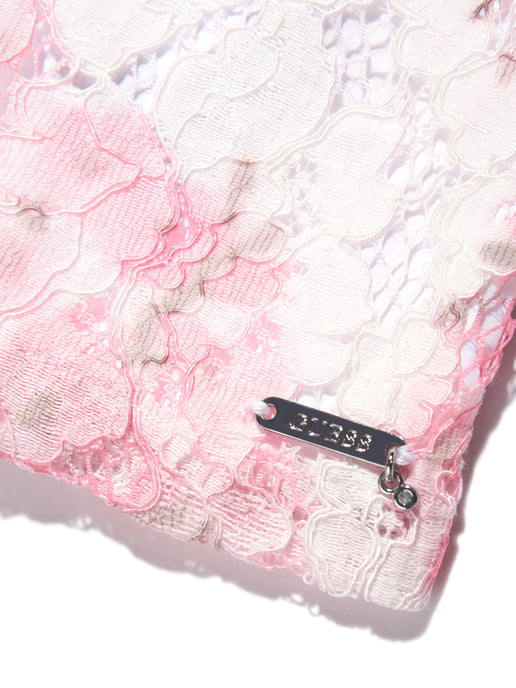 Guess Girls Cherry Blossom Lace Shorts in Pink