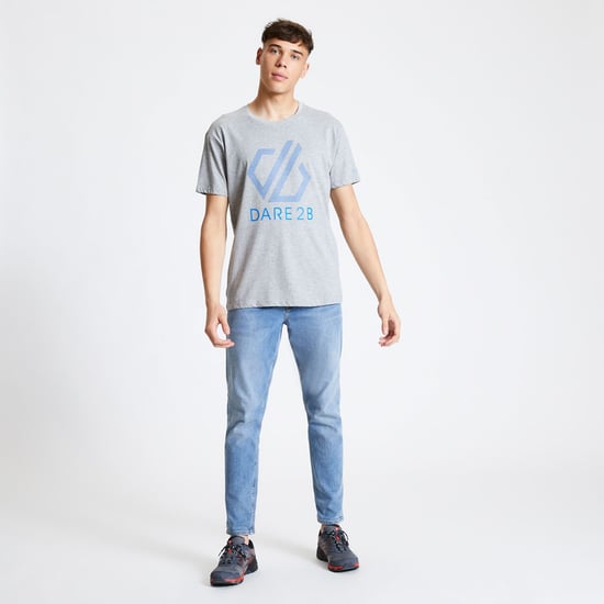 Dare 2b Mens Continuous Cotton Casual Logo T Shirt Tee