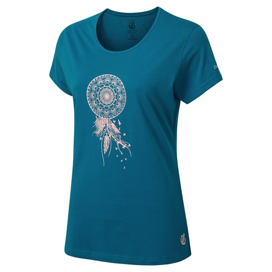 Dare 2b Womens Parallel Cotton Graphic Scoop Neck T Shirt