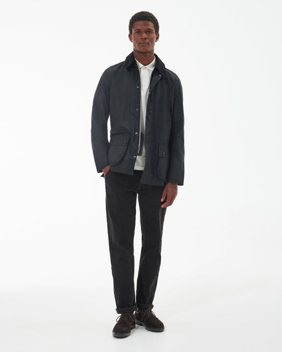 Barbour Ashby Mens Wax Jacket - Image 2