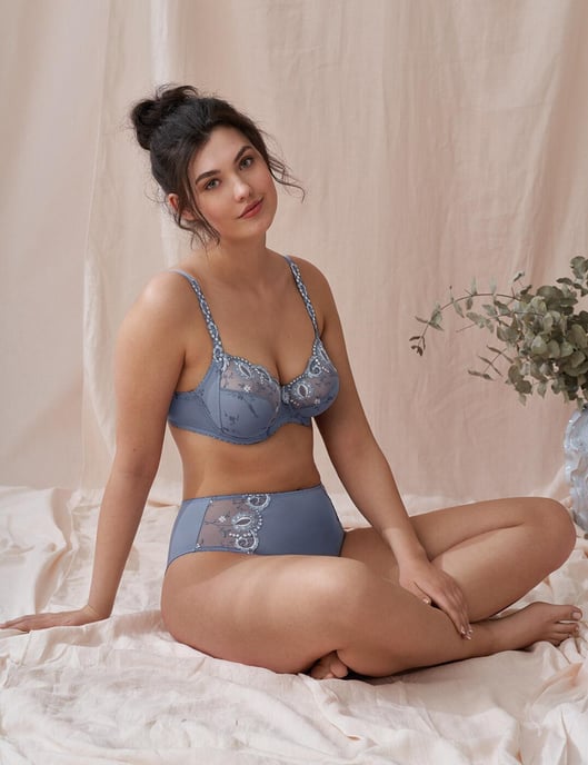 Conturelle by Felina Provence Bra - Atlantic Blue