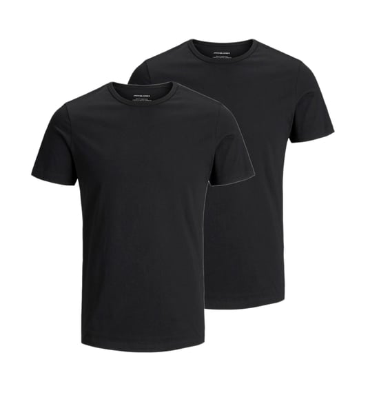 Jack & Jones Pack of 2 Mens Cotton T-Shirt O-Neck - Image 1