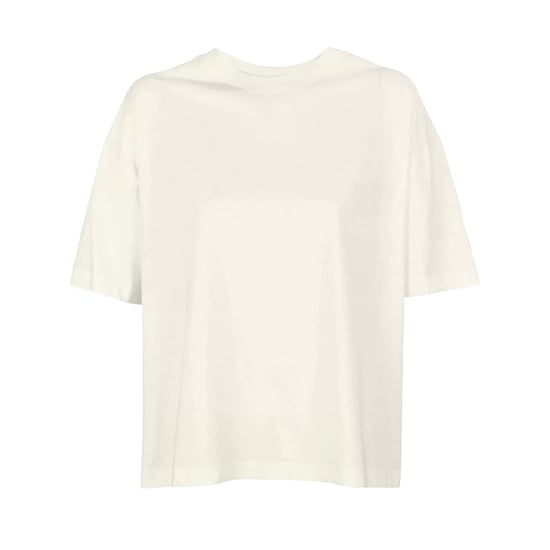 SOLS Womens/Ladies Boxy Oversized T-Shirt (Creamy White) - Image 1