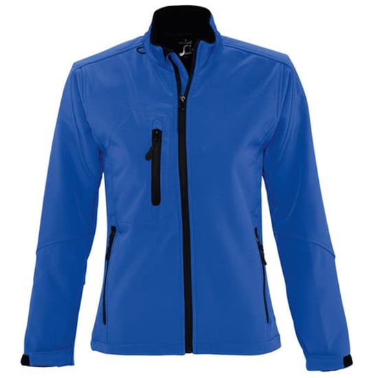 SOLS Womens/Ladies Roxy Soft Shell Jacket (Breathable, Windproof And Water Resistant) (Royal Blue)