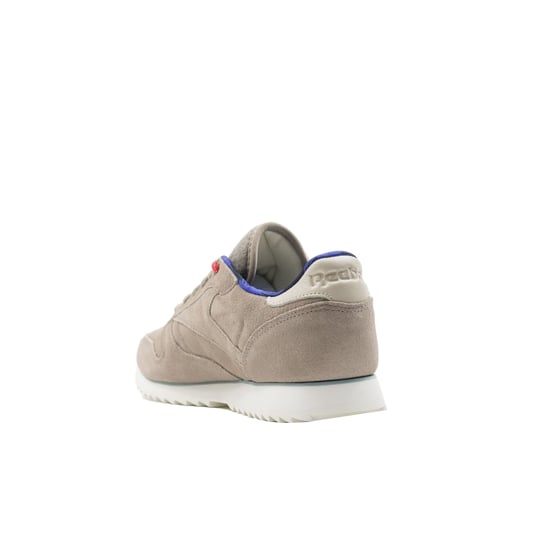 Reebok ZAP CL Outdoor Lace Up Beige Suede Leather Womens Trainers AQ9778