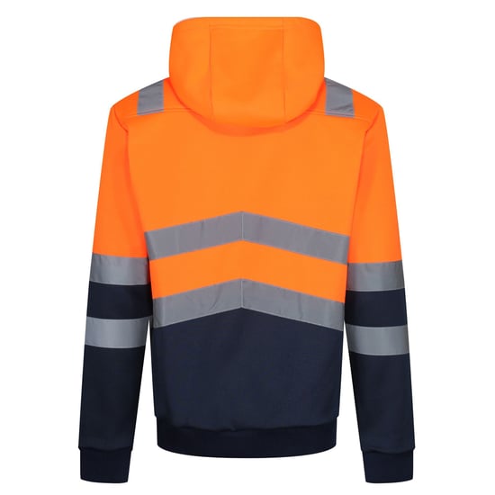 Regatta Mens Overhead High-Vis Hoodie (Orange)