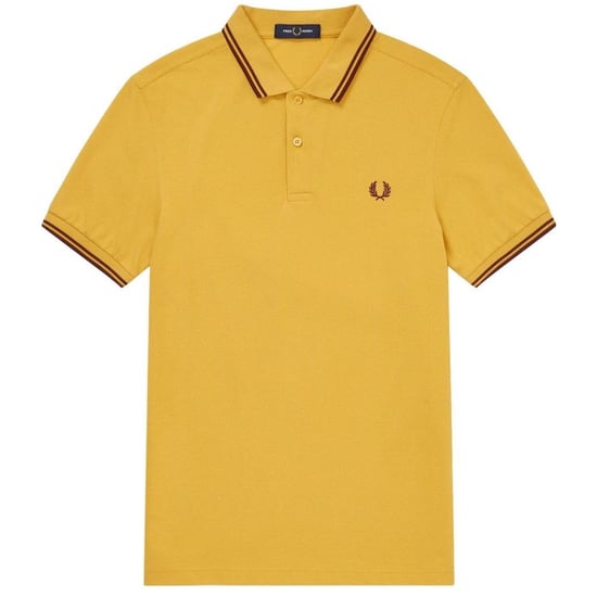 Fred Perry Twin Tipped M3600 480 Yellow Polo Shirt