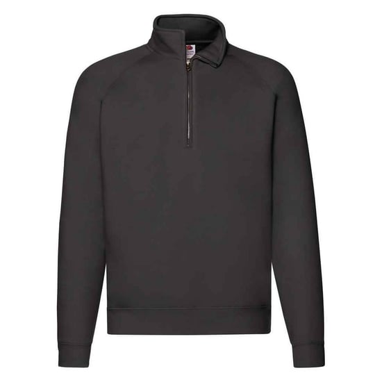 Fruit of the Loom Heren Premium Polycotton Sweatshirt (Zwart) - Image 1