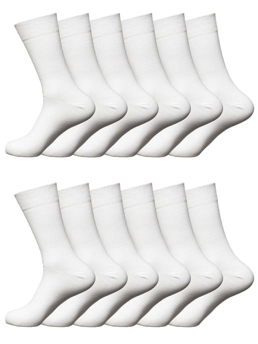 Enzo | 12 Pairs Mens Cotton Socks - Image 1