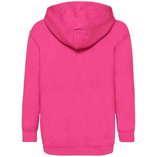 Fruit Of The Loom Kids Unisex Classic 80/20 Hoodie (Fuchsia) - Image 2