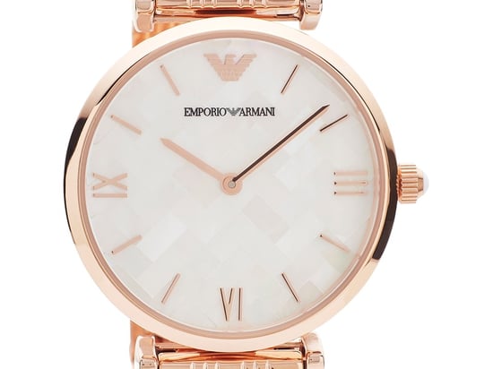 Emporio Armani AR11110 Rose Gold Plated Bracelet Watch - Image 2