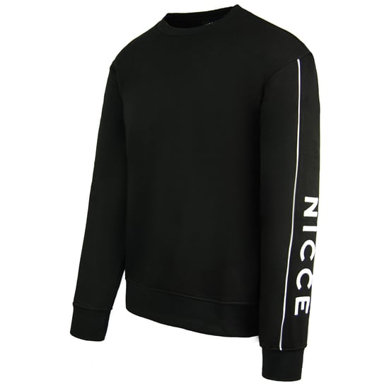 Nicce Crew Neck Long Sleeve Pullover Black Mens Geti Sweashirt 211 1 03 07 0001