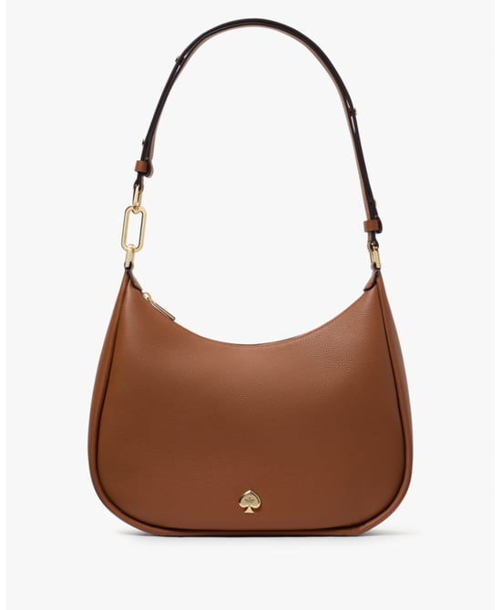 Kayla Pebbled Leather Large Shoulder Bag