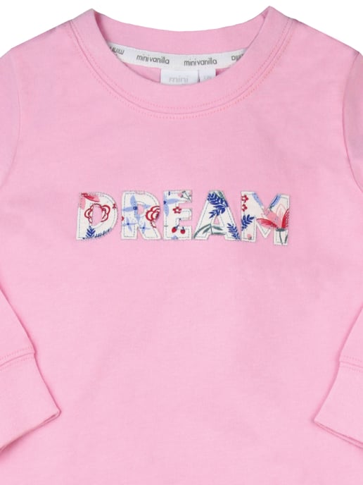 Girls Slim Fit 'DREAM' Pyjamas