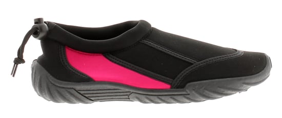 Platino Womens Aqua Shoes Rockpool Slip On black pink - Image 2