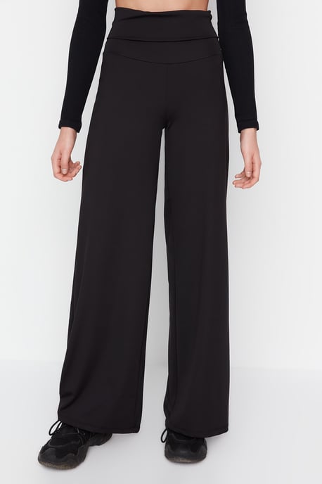 Trendyol Women's High Waist Wide Leg Tracksuit Bottom