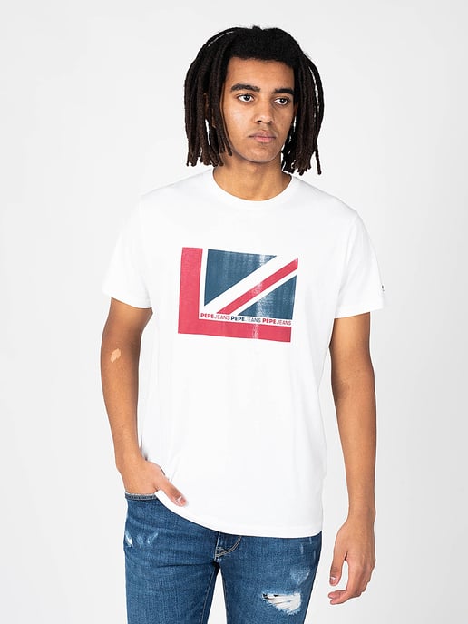 Pepe Jeans T-shirt Ramone Men's White - Image 2