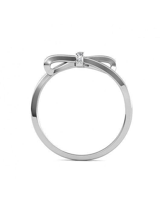Luminous Bow ring - Oostenrijks kristal - Image 5