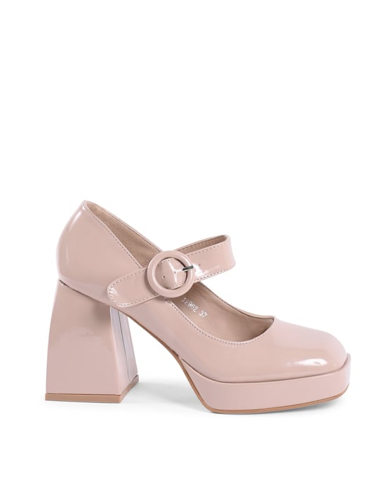 19V69 Italia Womens Mary Jane Pump Nude