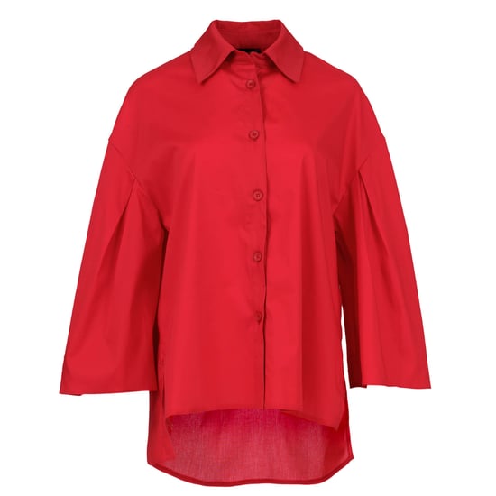 Rode wijde mouwen blouse - Image 2