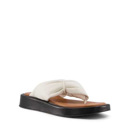 Dune Ladies LANDMARK Leather Toe-Post Sandals