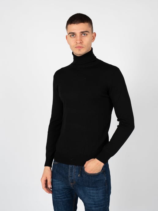 Xagon Man Pullover Turtleneck Men's Black - Image 3