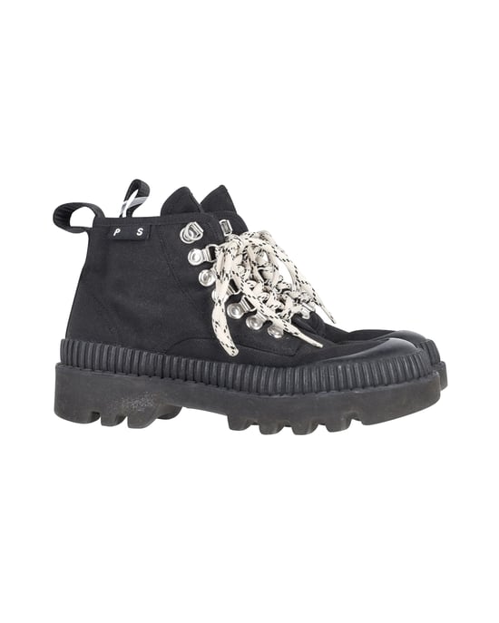 Proenza Schouler Lug Sole Boots in Black Canvas - Image 1