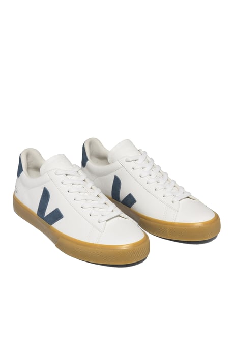 Veja Campo Chrome Free Lädertränare Extra Vit/California/Natural - Image 3