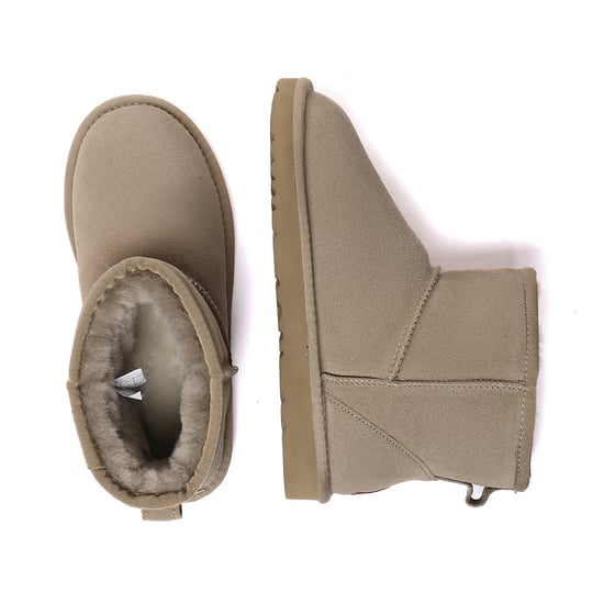 EVER AU Dames Leren Korte Laarzen - Ostrich - Image 3