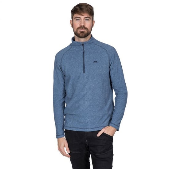 Trespass Mens Keynote Anti Pilling 1/4 Zip Fleece Top