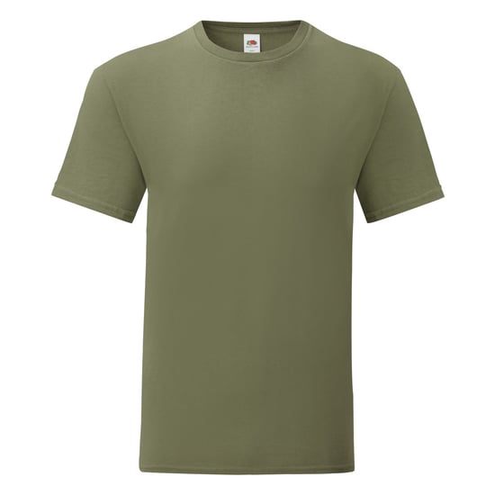 Fruit Of The Loom Mens Iconic T-Shirt (Pack of 5) (Classic Olive Green) - Image 1