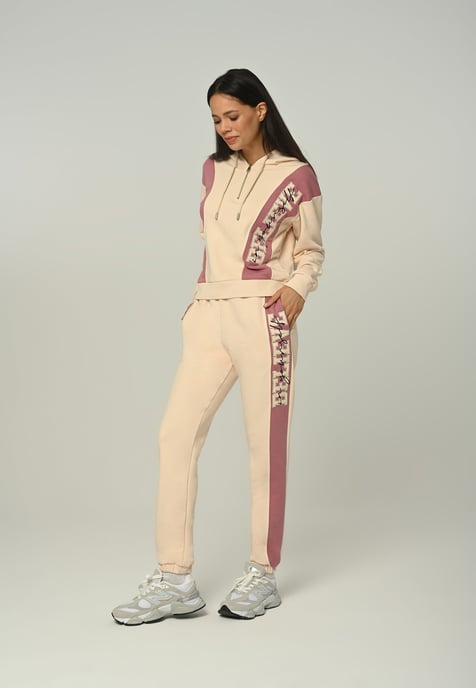 Tom Barron Ladies Believe Appliqué Half-Zip Tracksuit