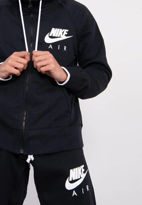 Nike Air Mens Zip Up Tracksuit in Black - Image 4