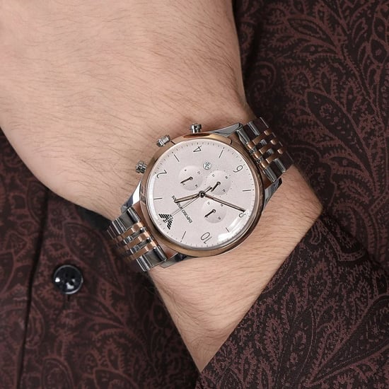 Emporio Armani AR1864 Two-Tone Chronograph Men's Watch