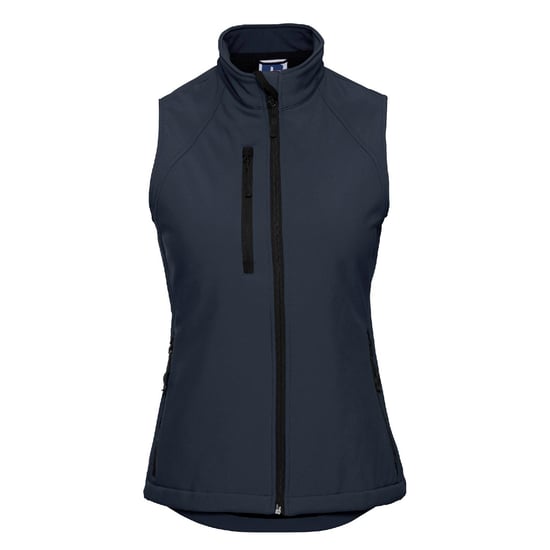 Russell Ladies/Womens Soft Shell andningsbar Gilet Jacket (Franska flottan) - Image 1