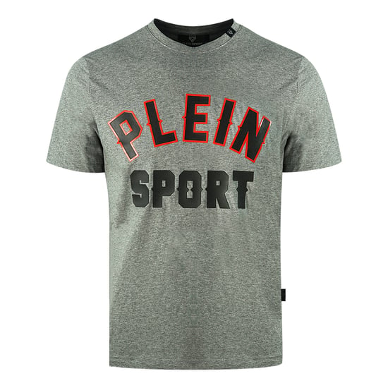 Plein Sport Block Logotyp Grå T-Shirt - Image 1
