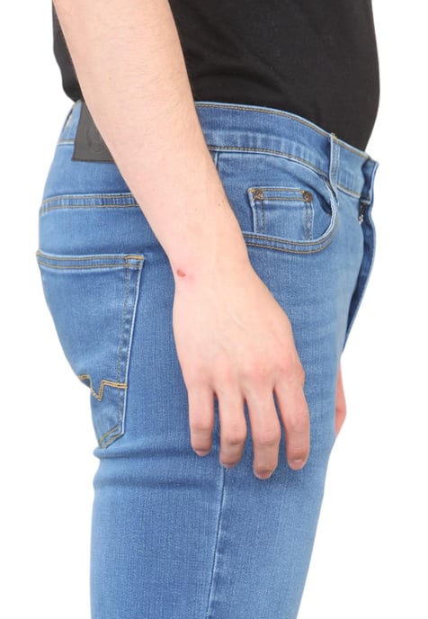 MYT Heren skinny fit jeans stretch denim in middenblauw - Image 5
