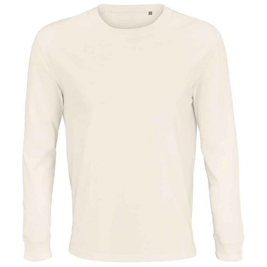 SOLS Unisex Adult Pioneer Organic Cotton T-shirt met lange mouwen (Gebroken wit) - Image 1