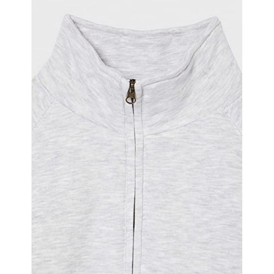 Fruit Of The Loom Heren Premium 70/30 Ritssluiting Neck Sweatshirt (Heater Grijs) - Image 3