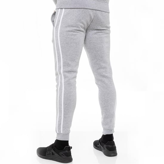 Herr grå träningsoverall joggers| Enzo Designer Menswear - Image 2